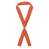 Промо-браслет MENDOL, 34,5х1,2см, оранжевый, полиэстер Промо-браслет MENDOL, 34,5х1,2см, оранжевый, полиэстер