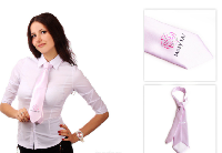 Галстук Аэлита самовяз женский, с полной запечаткой Галстук Аэлита самовяз женский, с полной запечаткой