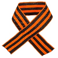 Лента "Георгиевская" 35мм ТКАНАЯ по 30см ОТРЕЗНАЯ 100 штук/упаковка Лента "Георгиевская" 35мм ТКАНАЯ по 30см ОТРЕЗНАЯ 100 штук/упаковка