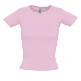 Футболка "Lady O", розовая_L, 100% х/б, 220 г/м2