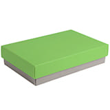 Коробка подарочная CRAFT BOX, 17,5*11,5*4 см, серый, зеленый, картон 350 гр/м2 Коробка подарочная CRAFT BOX, 17,5*11,5*4 см, серый, зеленый, картон 350 гр/м2