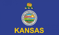 Флаг штата Канзас (США) 90х135 см Флаг штата Канзас (США) 90х135 см