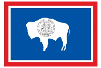 Флаг штата Вайоминг (США) 90х135 см Флаг штата Вайоминг (США) 90х135 см