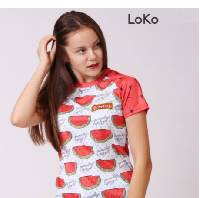 Футболка Спэйс женская с полной запечаткой Футболка Спэйс женская с полной запечаткой