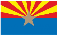 Флаг штата Аризона (США) 90х135 см Флаг штата Аризона (США) 90х135 см