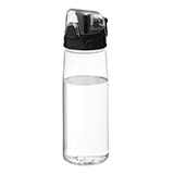 Бутылка для воды FLASK, 800 мл; 25,2х7,7см, прозрачный, пластик Бутылка для воды FLASK, 800 мл; 25,2х7,7см, прозрачный, пластик
