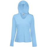 Футболка "Lady-Fit Lightweight Hooded T", небесно-голубой_M, 100% х/б, 135 г/м2 Футболка "Lady-Fit Lightweight Hooded T", небесно-голубой_M, 100% х/б, 135 г/м2