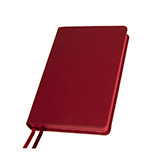 Ежедневник недатированный Softie, А5, бордовый, блок в клетку, бордовый обрез