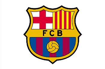 Флаг футбольного клуба Барселона (Испания)